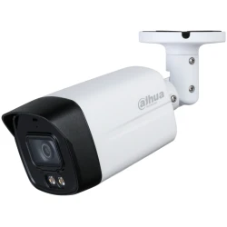 Dahua Analóg csőkamera - HAC-HFW1500TH-IL-A (5MP, kültéri, 3,6mm, IR+LED80m, ICR, IP67, DWDR, mikrofon)