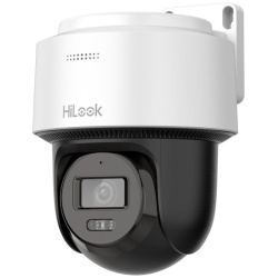 HiLook IP PT kamera - PTZ-N2C400M-DE (4MP, 2,8mm, DualLight30m, IP66, mikrofon+hangsz., microSD)