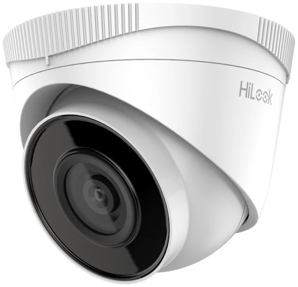 HiLook IP turretkamera - IPC-T240H (4MP, 2,8mm, kültéri, H265+, IP67, IR30m, ICR, DWDR, PoE)