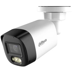 Dahua Analóg csőkamera - HAC-HFW1200TH-I8-A (2MP, 3,6mm, kültéri, IR80m, ICR, IP67, DWDR, 12VDC, mikrofon)