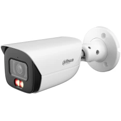 Dahua IP csőkamera - IPC-HFW3649E-AS-IL (AI, 6MP, 2,8mm, H265+, IR+LED30m; IP67, ICR, WDR, SD, I/O, PoE, mikrofon)