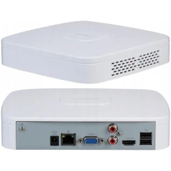 Dahua NVR Rögzítő - NVR4108-4KS3 (8 csatorna, H265, 80Mbps rögzítési sávszélesség, HDMI+VGA, 2xUSB, 1x Sata)