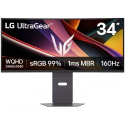 LG Monitor 34" Gamer - 34G600A-B (Ívelt; VA; 16:9; 3440x1440; 160Hz; 5ms; 300cd; HDMIx2; DP; Freesync, HDR, Mag.áll)