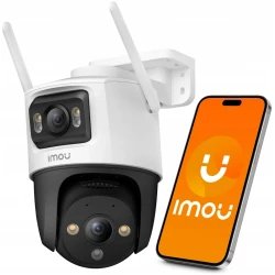 Imou IP wifi PT dómkamera - Cruiser Dual (10MP, 5MP 3,6mm + 5MP 3,6mm, IP66, H265, LED+IR30m, microSD, hangsz., mikr.)