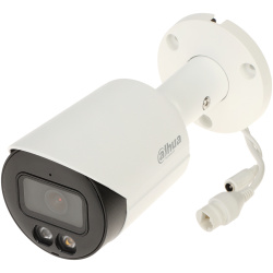 Dahua IP csőkamera - IPC-HFW2649S-S-IL (6MP, 3,6mm, kültéri, H265+, IP67, IR30m, IL10m, SD, PoE, mikrofon, Lite AI)