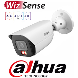 Dahua IP csőkamera - IPC-HFW3849E-AS-IL (AI, 8MP, 3,6mm, H265+, IR+LED30m; IP67, ICR, WDR, SD, I/O, PoE, mikrofon)