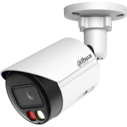 Dahua IP csőkamera - IPC-HFW2649S-S-IL (6MP, 2,8mm, kültéri, H265+, IP67, IR30m, IL10m, SD, PoE, mikrofon, Lite AI)