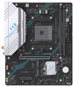 Maxsun Alaplap - AMD MS-B550M GAMING WIFI AM4 (B550, mATX, 2xDDR4 3200MHz, 2xSATA3, 2xM.2, HDMI, DP)