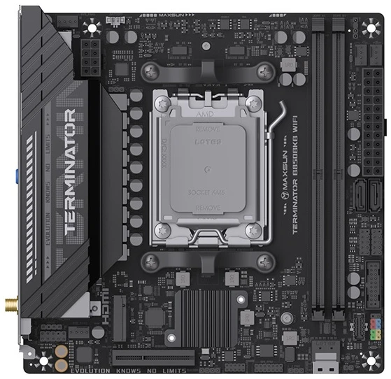 Maxsun Alaplap - AMD MS-TERMINATOR B850M PRO II WIFI7 AM5 (B850, mATX, 4xDDR5 8000MHz, 2xSATA3, 3xM.2, HDMI, DP) 1 Maxsun Alaplap - AMD MS-TERMINATOR B850M PRO II WIFI7 AM5 (B850, mATX, 4xDDR5 8000MHz, 2xSATA3, 3xM.2, HDMI, DP)