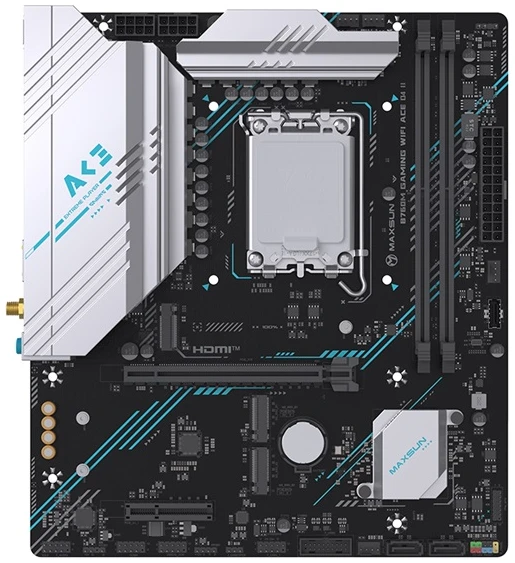 Maxsun Alaplap - Intel MS-B760M GAMING WIFI ACE D4 s1700 (B760, mATX, 2xDDR4 3200MHz, 3xSATA3, 2xM.2, HDMI, DP)