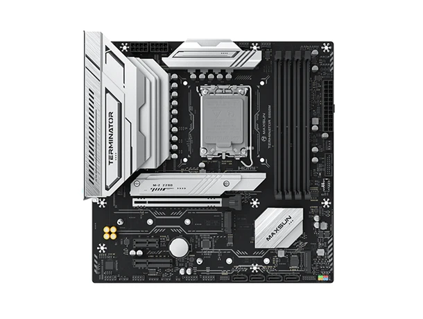 Maxsun Alaplap - Intel MS-TERMINATOR B860M s1851 (B860, mATX, 2xDDR5 8000MHz, 4xSATA3, 3xM.2, HDMI, DP) 1 Maxsun Alaplap - Intel MS-TERMINATOR B860M s1851 (B860, mATX, 2xDDR5 8000MHz, 4xSATA3, 3xM.2, HDMI, DP)