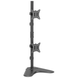 Equip Monitor Asztali állvány - 650128 (17"-32", 2 monitor, dönthető, forgatható, állítható magasság, Max.:2x9kg,fekete)
