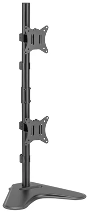 Equip Monitor Asztali állvány - 650128 (17"-32", 2 monitor, dönthető, forgatható, állítható magasság, Max.:2x9kg,fekete)