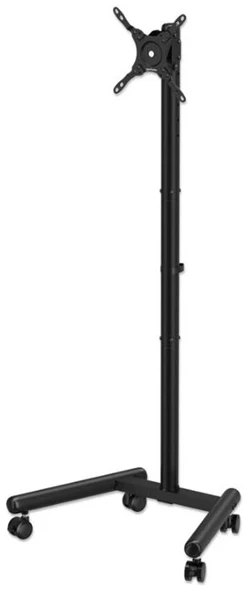 Manhattan gurulós TV állvány -  1db monitor, TV részére, dönthető (max. VESA : 200 x 200)(13" - 50"-ig)