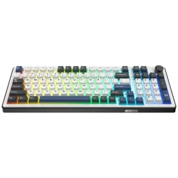 The G-Lab Gamer Billentyűzet - KEYZ ELITE 400 HE BW/US (RGB, cserélhető Mágneses switch, 8000Hz, USB, angol)