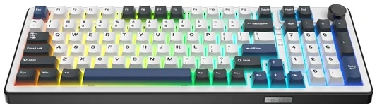 The G-Lab Gamer Billentyűzet - KEYZ ELITE 400 HE BW/US (RGB, cserélhető Mágneses switch, 8000Hz, USB, angol)