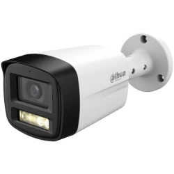 Dahua Analóg csőkamera - HAC-HFW1500RL-IL-A (5MP, kültéri, 2,8 mm, IR+LED30m, IP67, WDR, mikrofon, 12VDC)