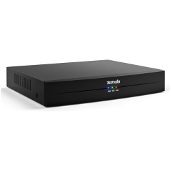 Tenda NVR rögzítő - TN3104-4P (4 csatorna, H265+, max 8MP, 4xRJ45 802.3at PoE, 2xUSB, 1x Sata (max 10TB))