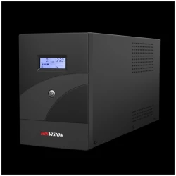 Hikvision Szünetmentes 3000VA - DS-UPS3000-R (4 Schuko, line-interaktív, USB, LCD, fekete)