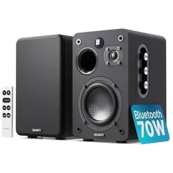 Majority Hangszóró 2.0 - D70X Fekete (70W, Bluetooth 5.3, USB, AUX, HDMI ARC, RCA, USB, Optikai, Távírányító)