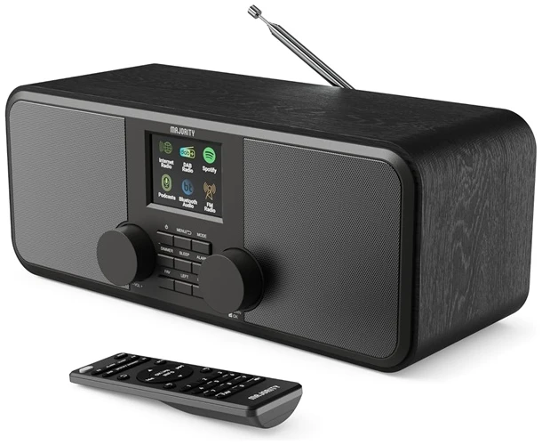 Majority Internet rádió - Rostock (10W, Bluetooth 5.2, FM Rádió, Spotify, USB)