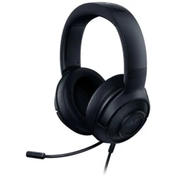 Razer Fejhallgató - Kraken X Lite (3.5mm Jack, mikrofon, hangerőszabályzó, 1,3m kábel, fekete)