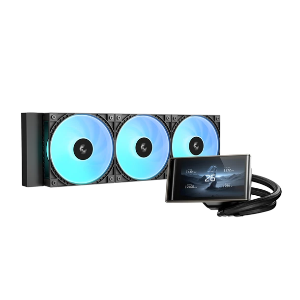 DeepCool CPU Water Cooler - LT360 VISION ARGB (max 33,66dB; max. 127,98 m3/h; 3x12cm)