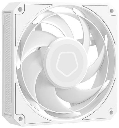 ID-Cooling Cooler 12cm - AT-120-W (36,5dB, max.141,01 m3/h, 4pin, PWM, 12cm, fehér)