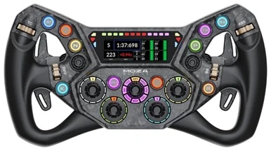 Moza Racing kiegészítő - KS PRO Kormánykerék (Dual Clutch, RGB, 2,99 inch kijelző, 300mm)