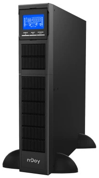 NJOY Szünetmentes 1500VA - Balder 1500 (On-line, RS232, USB, szoftver, LCD kijelző, 2U rack)