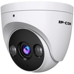IP-COM IP Turret kamera - IPC3T24C (4MP, 2,8mm, kültéri IP67, H264, LED+IR30m, mikrofon, POE/12VDC)