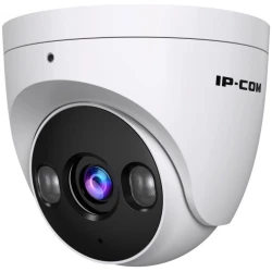 IP-COM IP Turret kamera - IPC3T24C (4MP, 2,8mm, kültéri IP67, H264, LED+IR30m, mikrofon, POE/12VDC)