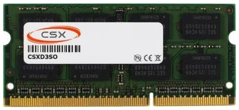 CSX Memória Notebook - 8GB DDR3 (1600Mhz,  CL11, Low Voltage 1.35V!)