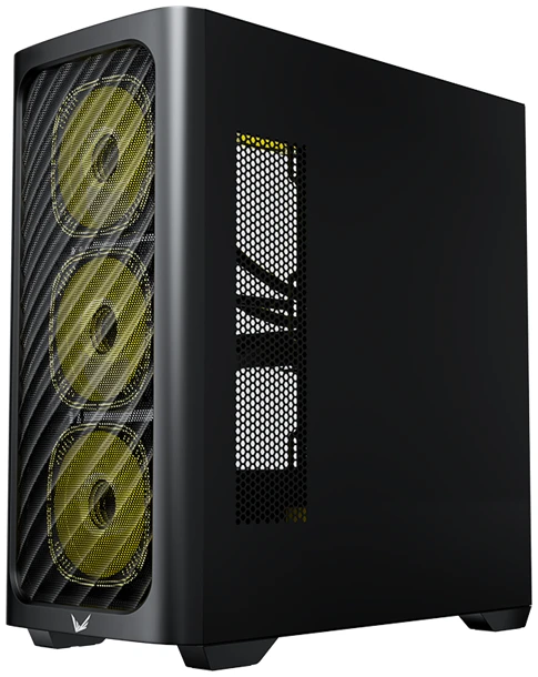 Formula Számítógépház - Air Power G3 Black (fekete, ablakos, 4x12cm venti, ATX, 1xUSB3.0, 2xUSB2.0)