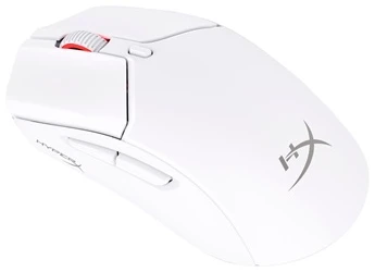 HyperX Egér - Pulsefire Haste 2 Wireless White (Optikai, 26000 DPI, 6 gomb, vezeték nélküli, fehér)
