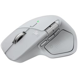 Logitech Egér - MX Master 4 Offwhite (Vezeték nélküli, USB, Lézer, 8000 dpi, Grafitszürke)