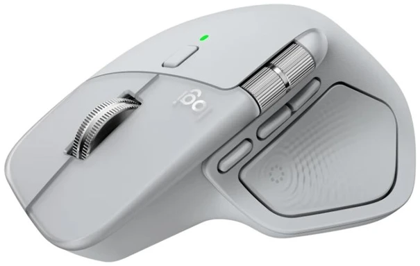 Logitech Egér - MX Master 4 Offwhite (Vezeték nélküli, USB, Lézer, 8000 dpi, Grafitszürke)