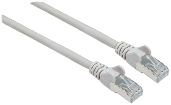 Manhattan Kábel - S/FTP Patch (RJ45 to RJ45, Cat7 kábel Cat6A moduláris csatlakozóval, 30m, szürke, réz) 1 Manhattan Kábel - S/FTP Patch (RJ45 to RJ45, Cat7 kábel Cat6A moduláris csatlakozóval, 30m, szürke, réz)