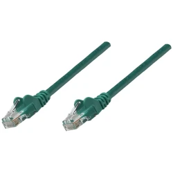 Manhattan Kábel - U/UTP Patch (RJ45 to RJ45, Cat6, 10m, zöld, réz)
