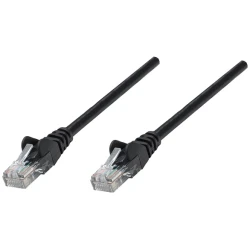 Manhattan Kábel - U/UTP Patch (RJ45 to RJ45, Cat6, 2m, fekete, réz)