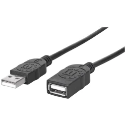 Manhattan Kábel átalakító - USB 2.0 Aktív hosszabító kábel, 1m