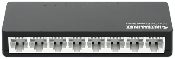 Manhattan Switch - 8 port, 100Mbps, műanyag, IEEE 802.3az, Fekete 1 Manhattan Switch - 8 port, 100Mbps, műanyag, IEEE 802.3az, Fekete
