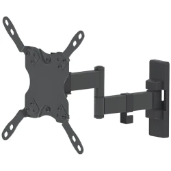 Manhattan TV állvány - Fali csuklós dupla Fekete (max.VESA:200x200)(13"-43"-ig) 20 kg
