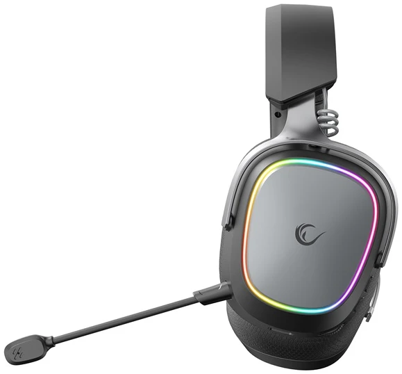 Rampage Fejhallgató - RETSU (1000mAh, Bluetooth+kábel+2,4Ghz, mikrofon, hangerőszabályzó, nagy-párnás, RGB, fekete) 1 Rampage Fejhallgató - RETSU (1000mAh, Bluetooth+kábel+2,4Ghz, mikrofon, hangerőszabályzó, nagy-párnás, RGB, fekete)