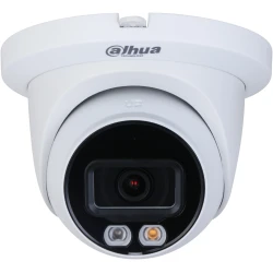 Dahua IP turretkamera - IPC-HDW2449TM-S-IL (4MP, 2,8mm, kültéri, H265, IP67, IR30m, IL30m, SD, PoE, mikrofon, Lite AI)