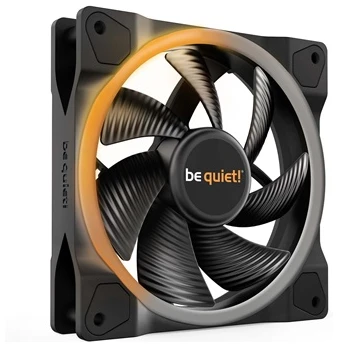 Be Quiet! Cooler 12cm - LIGHT WINGS 120mm PWM (RGB, 1700rpm, 20,6dB, fekete)