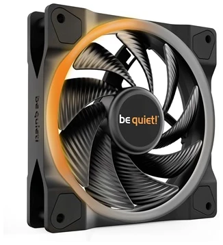Be Quiet! Cooler 12cm - LIGHT WINGS 120mm PWM high-speed (RGB, 2500rpm, 31dB, fekete)
