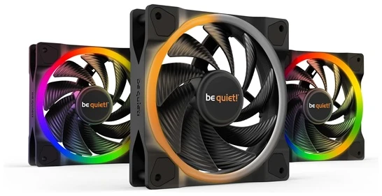 Be Quiet! Cooler 12cm - LIGHT WINGS 120mm PWM high-speed Triple-Pack (RGB, 2500rpm, 31dB, fekete) 1 Be Quiet! Cooler 12cm - LIGHT WINGS 120mm PWM high-speed Triple-Pack (RGB, 2500rpm, 31dB, fekete)