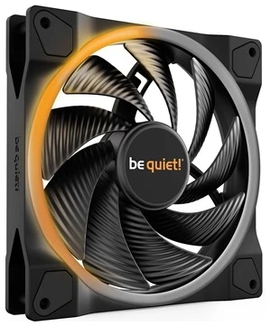 Be Quiet! Cooler 14cm - LIGHT WINGS 140mm PWM high-speed (RGB, 2200rpm, 31dB, fekete)
