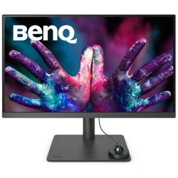 BenQ Monitor 27" - PD2705U (IPS, 16:9, 3840x2160, 5ms, 350dc/m2, DP, HDMI, USB-C, Speaker, mag.áll., Pivot)